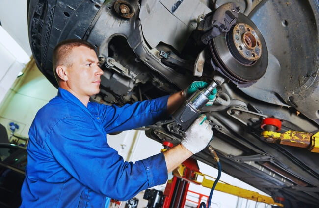 Experienced mobile mechanic in Camden performing expert brake repairs for safe driving